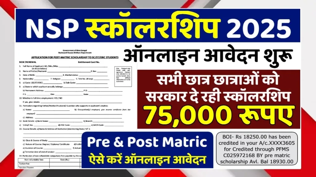 NSP Scholarship 2025